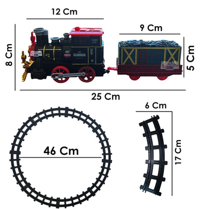 Tren Clásico Decoración Navideña