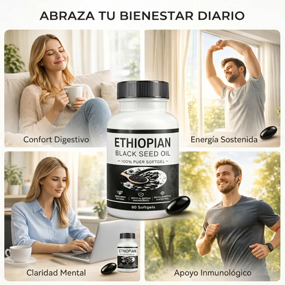 ETHIOPIAN BLACK SEED OIL - Aceite de Semilla Negra de Etiopia