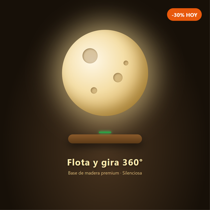 Lámpara Luna Flotante 3D